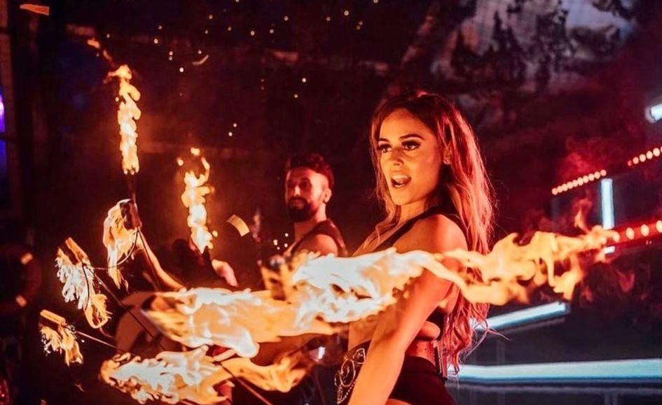 Fire performance at a Reign Promotions event